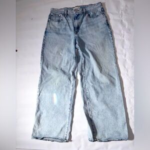 Madewell Superwide Light Wash Denim Jeans